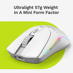 Glorious GLO-MS-OMWV2-MW Model O 2 Mini Wireless Gaming Mouse