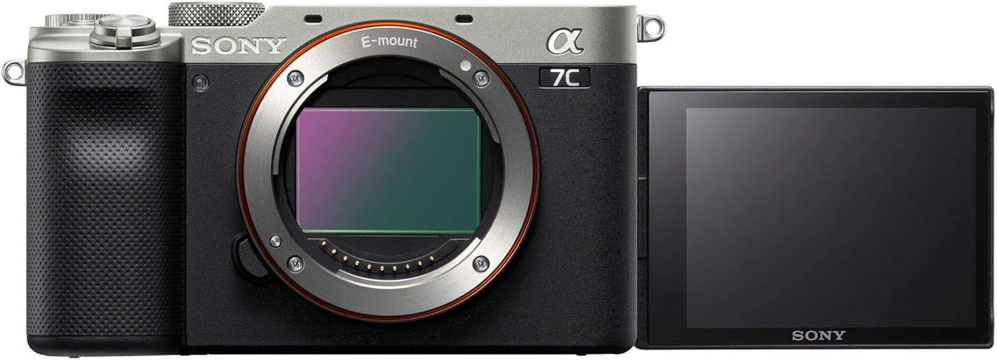 Sony ILCE7C/S Alpha 7C Silver Full-Frame Mirrorless Camera
