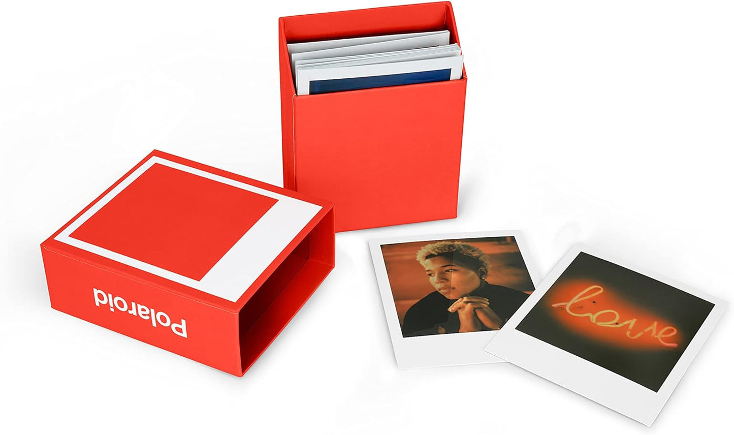 Polaroid 6117 Photo Storage Box - Red