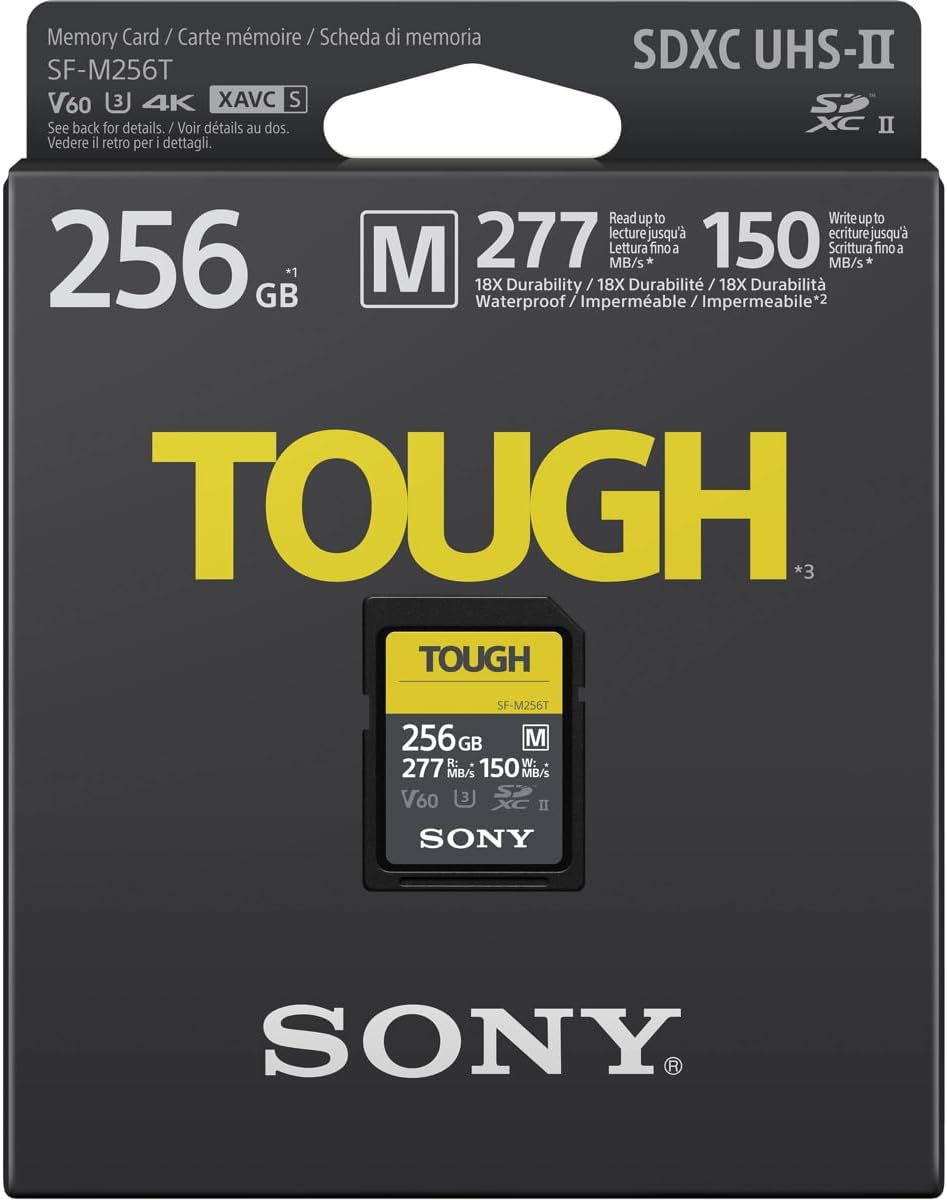 Sony SFM256T/T1 256GB TOUGH SD Card - UHS-II, V60