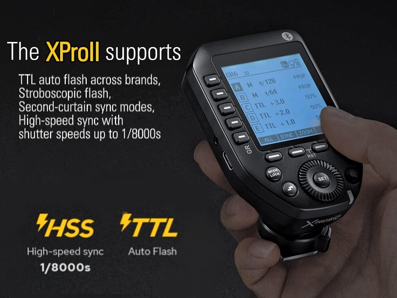 Godox XProII-S TTL Wireless Flash Trigger for Sony