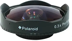 Polaroid PL-337F 37mm 0.3X HD Ultra Fisheye Lens