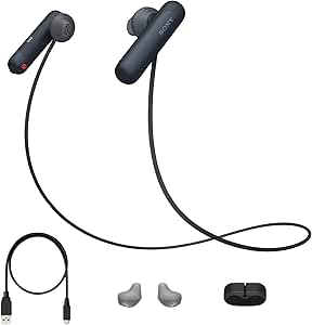 Sony MDR-XB50BS/B Extra Bass Wireless Sports Bluetooth Headphones