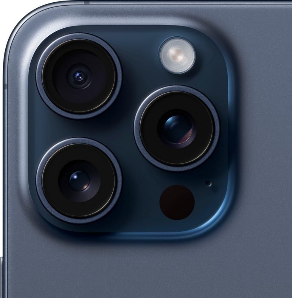 Apple iPhone 15 Pro Max 256GB Blue Titanium AT&T (Renewed)