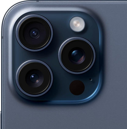 Apple iPhone 15 Pro Max 256GB Blue Titanium AT&T (Renewed)