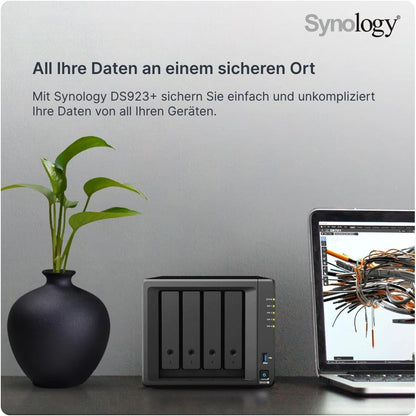 Synology DS923+ 16TB (4x4TB) NAS DiskStation Bundle