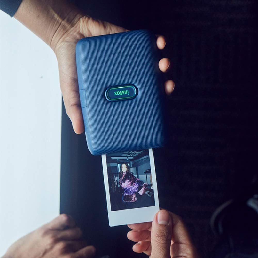 Fujifilm Mini Link Space Blue Smartphone Printer Bundle