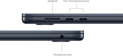 Apple MacBook Air 2024: 15-inch M3 Chip, 16GB RAM, 256GB SSD, Midnight