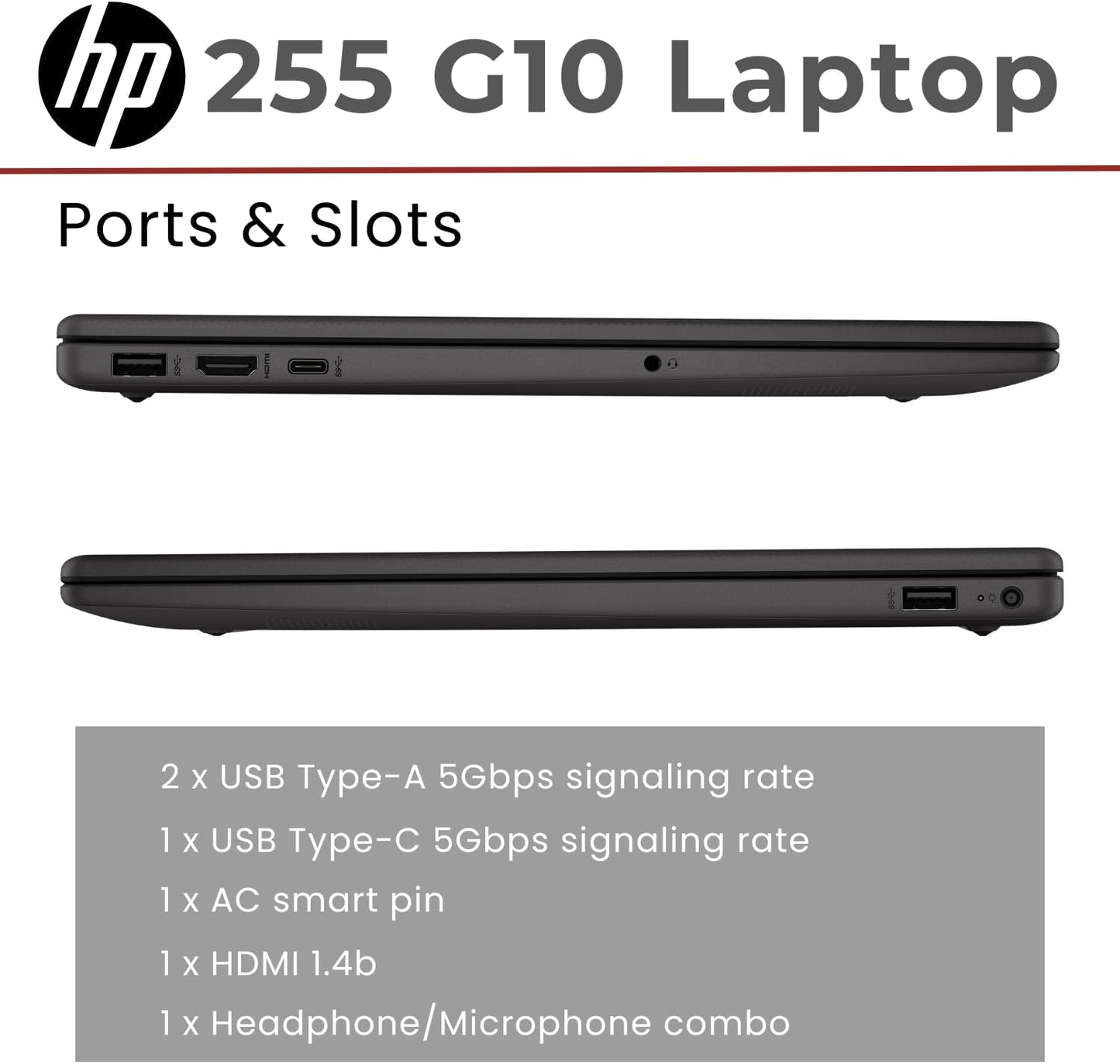 HP TPN-Q287 255 G10 Ryzen 7 Business Laptop
