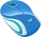 Logitech 910-005360 Wireless Mini Mouse M187 - Portable Blue