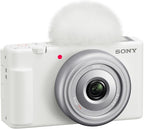 Sony ZV-1F White Vlogging Camera Bundle + 32GB SD Card