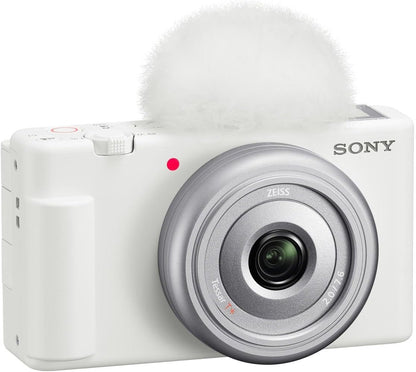Sony ZV-1F White Vlogging Camera Bundle + 32GB SD Card