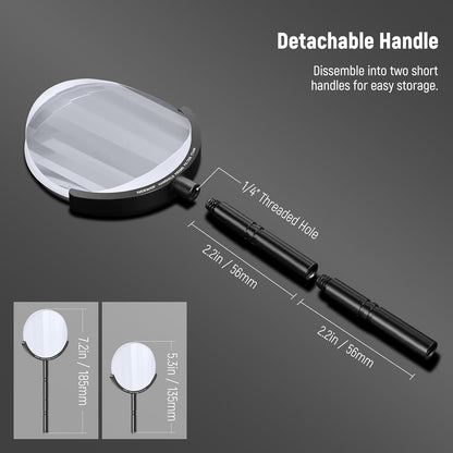 Neewer 77mm Handheld Kaleidoscope Prism Lens Filter