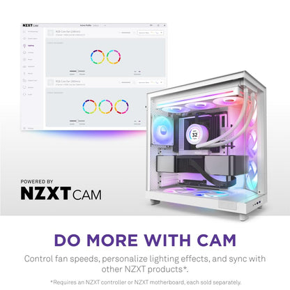 NZXT F360 RGB Core 360mm Liquid Cooler - White