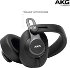 AKG K361 Pro Audio Studio Headphones - Closed-Back Design