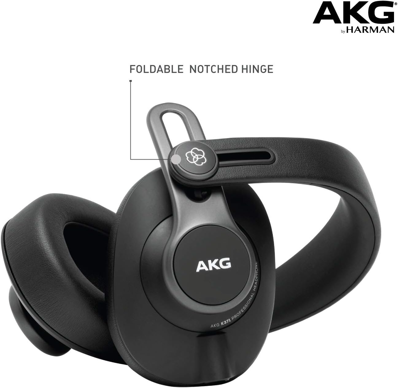 AKG K361 Pro Audio Studio Headphones - Closed-Back Design