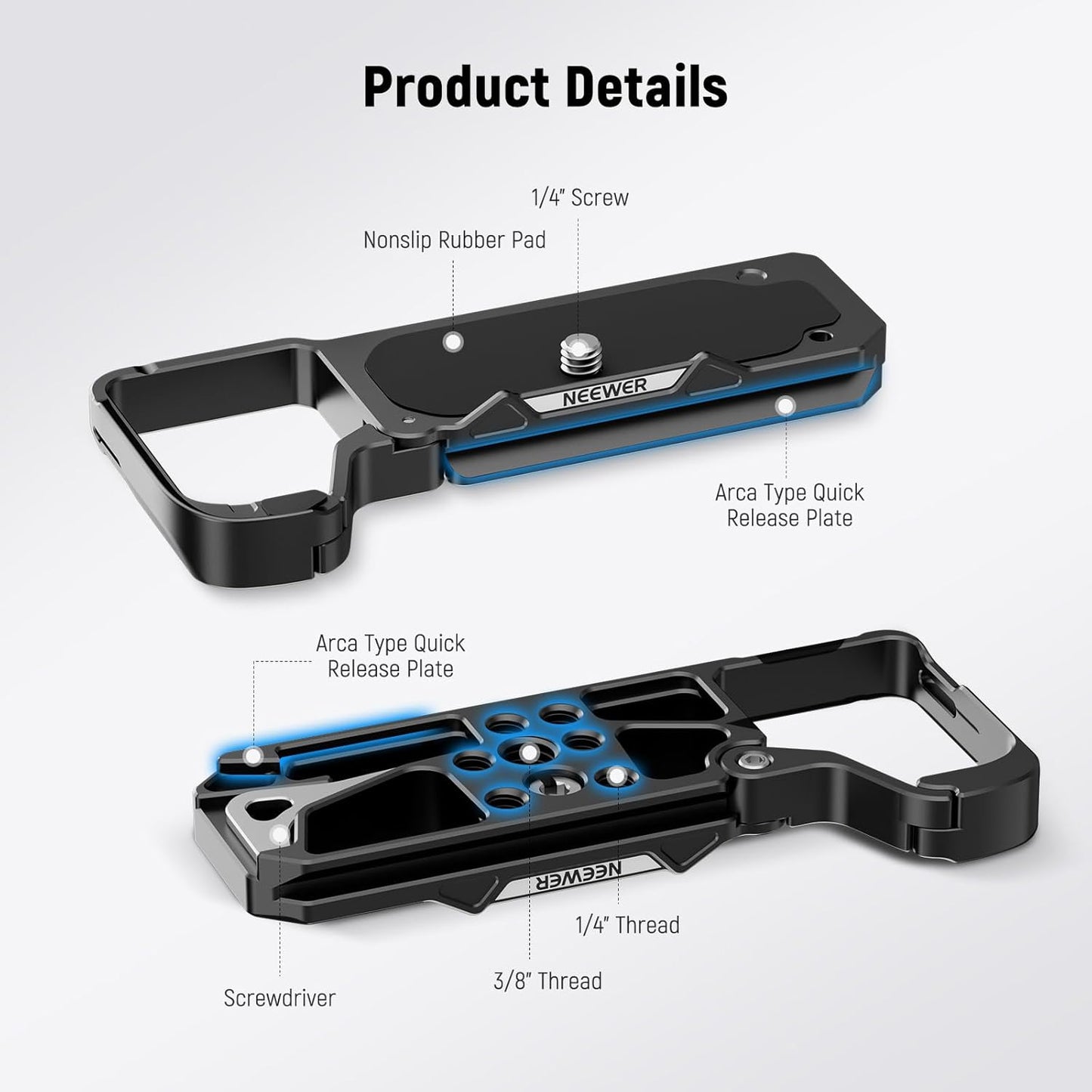 Neewer 10105019 a7C II/a7CR Arca Baseplate