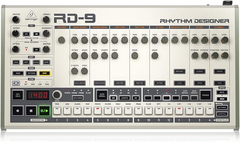 Behringer RD-9 Rhythm Designer Analog Drum Machine — main product image