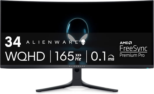 Alienware AW3423DWF 34" Curved QD-OLED Gaming Monitor