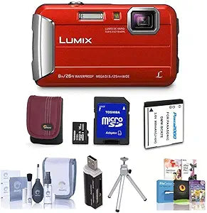 Panasonic DMC-TS30 Lumix Waterproof Digital Camera Bundle