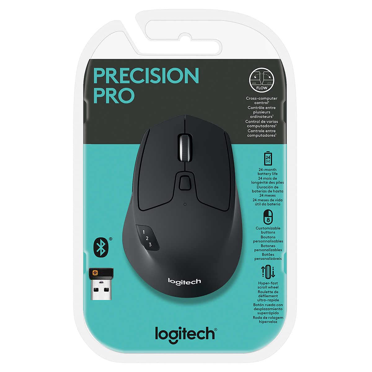 Logitech 910-005592 M720 Triathlon Multi-Device Wireless Mouse