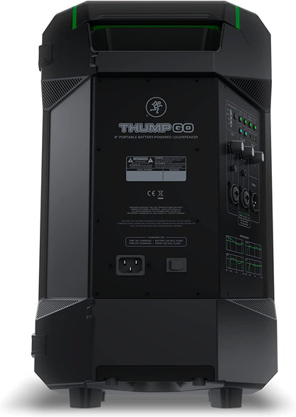 Mackie THUMPGOPK1 Thump GO 8" Battery-Powered Loudspeaker Mic Bundle