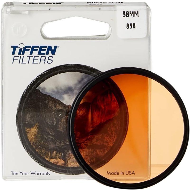 Tiffen 5885B 58mm 85B Color Conversion Filter — main product image
