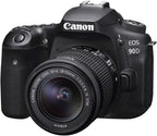 Canon EOS 90D DSLR Camera 18-55mm Lens Kit (Renewed)
