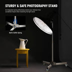 Neewer 10103529 Heavy Duty Light Stand with Casters