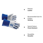 Miller 263347 TIG Welding Gloves - Goatskin Leather
