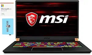 MSI GS75205 i7 Gaming Laptop: 64GB RAM, RTX 2060, MS 365, Hub