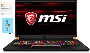 MSI GS75609-1351 Gaming Laptop RTX 2070 Bundle