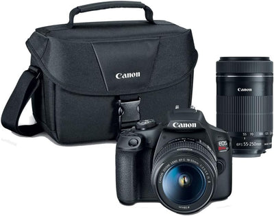 Canon T7 EOS Rebel DSLR Camera Two Lens Kit