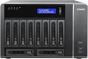 QNAP TVS-EC1080-E3-16G-US Network Attached Storage NAS — main product image
