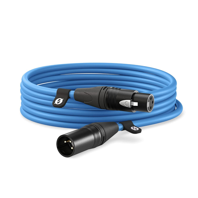 Rode XLR3M-B Premium 3m Blue XLR Microphone Cable — main product image