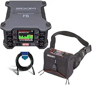 Zoom F6 Multi-Track Field Recorder Bundle