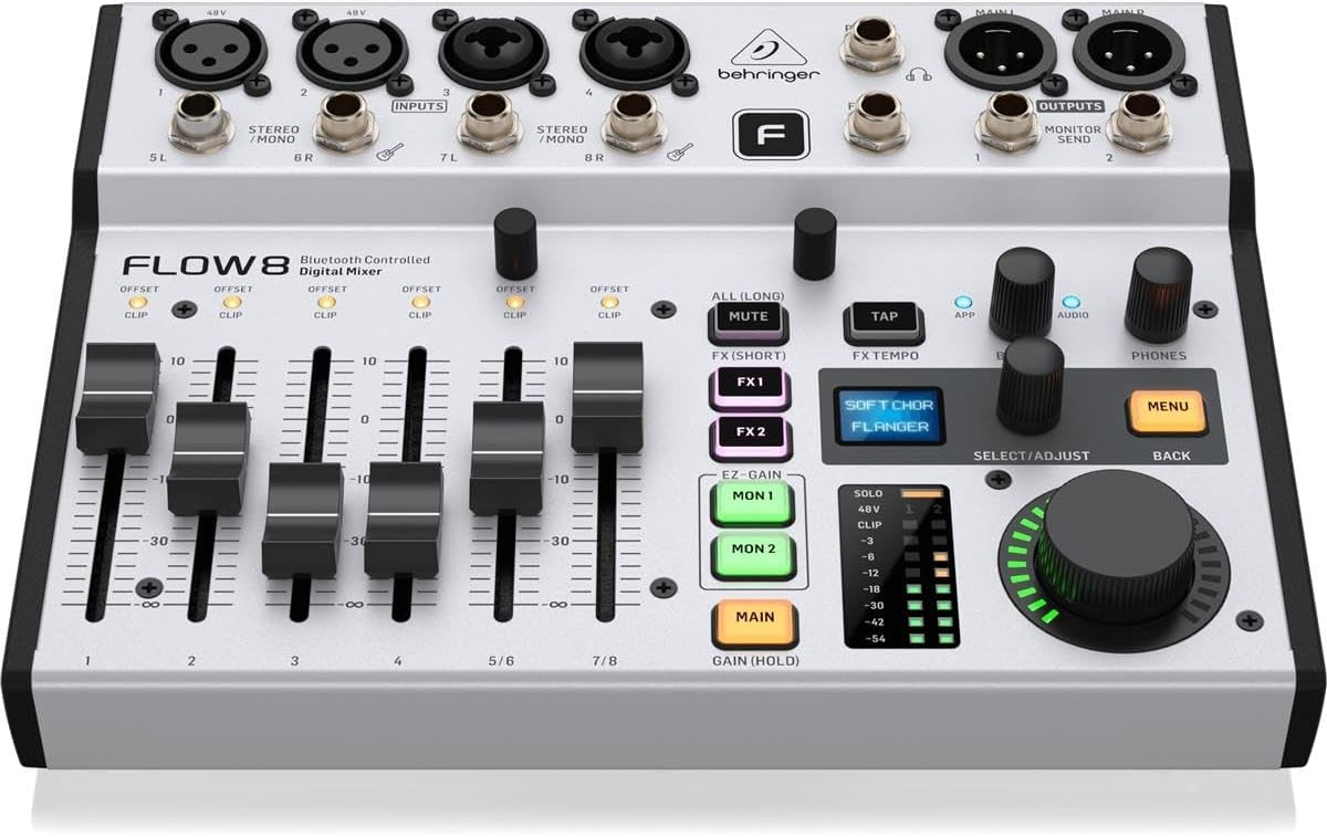 Behringer FLOW 8 8-Input Digital USB Audio Mixer