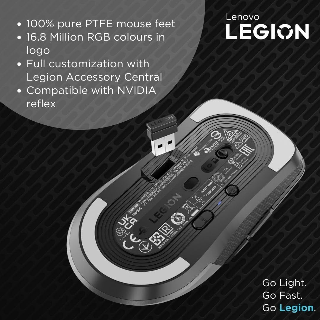 Lenovo GY51H47354 Legion M600s RGB Wireless Gaming Mouse