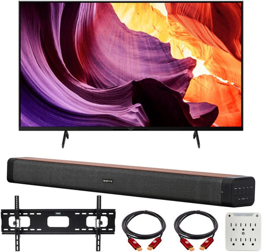 Sony KD-50X80K 50" 4K UHD LED Smart TV (2022) Bundle