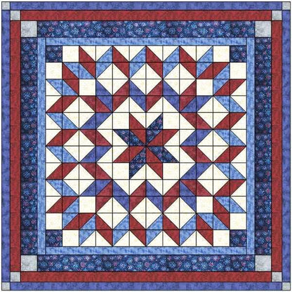 MDG Easy Galaxy Patriotic Star Quilt Kit