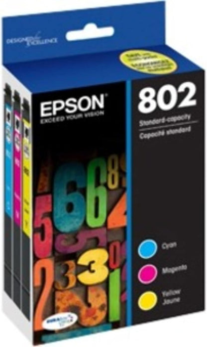 Epson T802520-S 802 DURABrite Color Ink Combo Pack