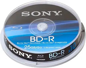 Sony 558H669 25GB 6x Blu-Ray Disc 10-Pack — main product image
