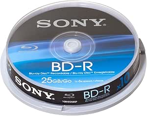 Sony 558H669 25GB 6X Blu-Ray Disc 10-Pack