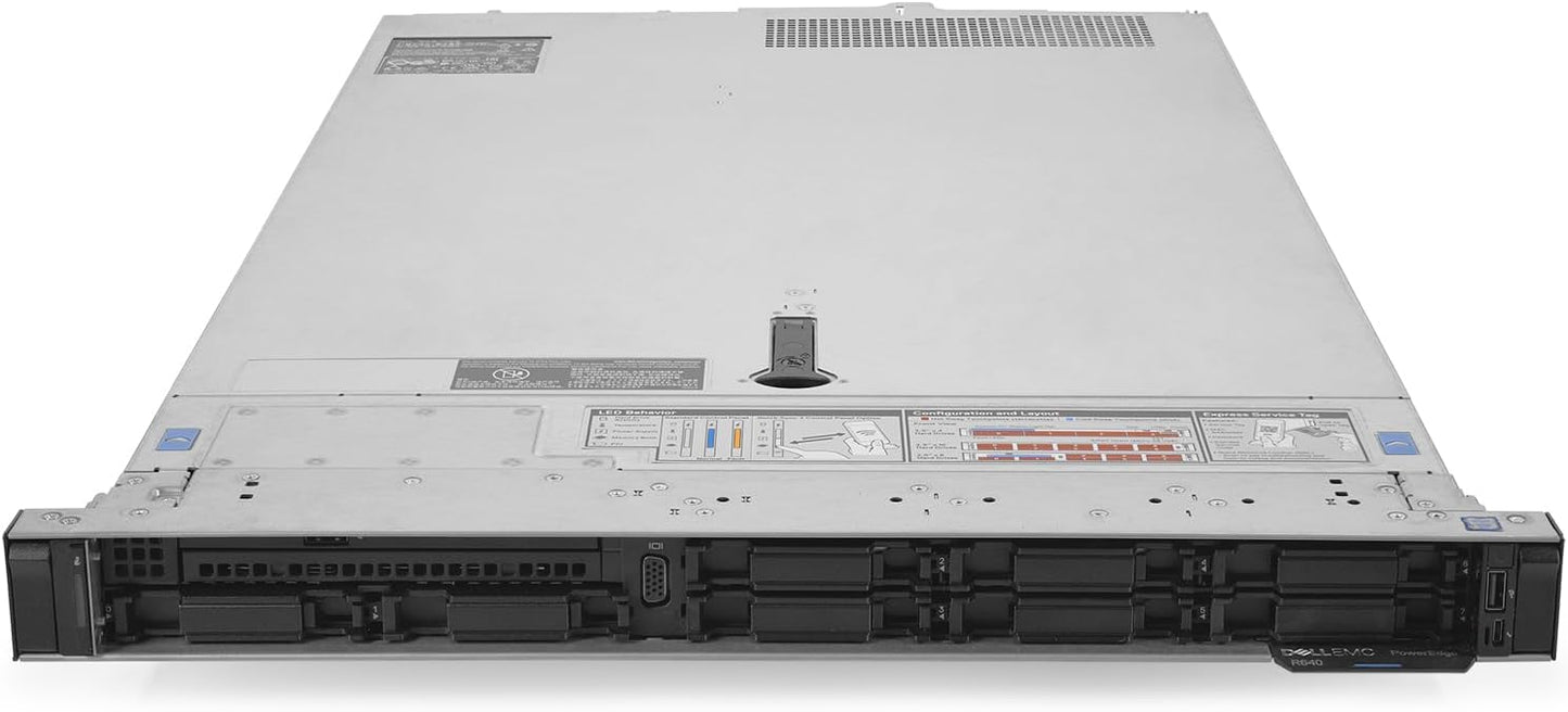 Dell PowerEdge R640 Dual Gold 256GB SSD Renewed Server