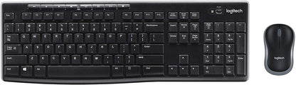 Logitech K270 Wireless Keyboard and M185 Mouse Combo