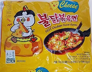 Samyang Spicy Chicken Roasted Stir Buldak Noodles Cheese