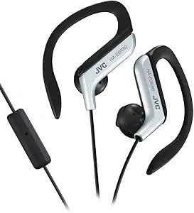 JVC HAEBR80S Sports Clip Headphones Silver