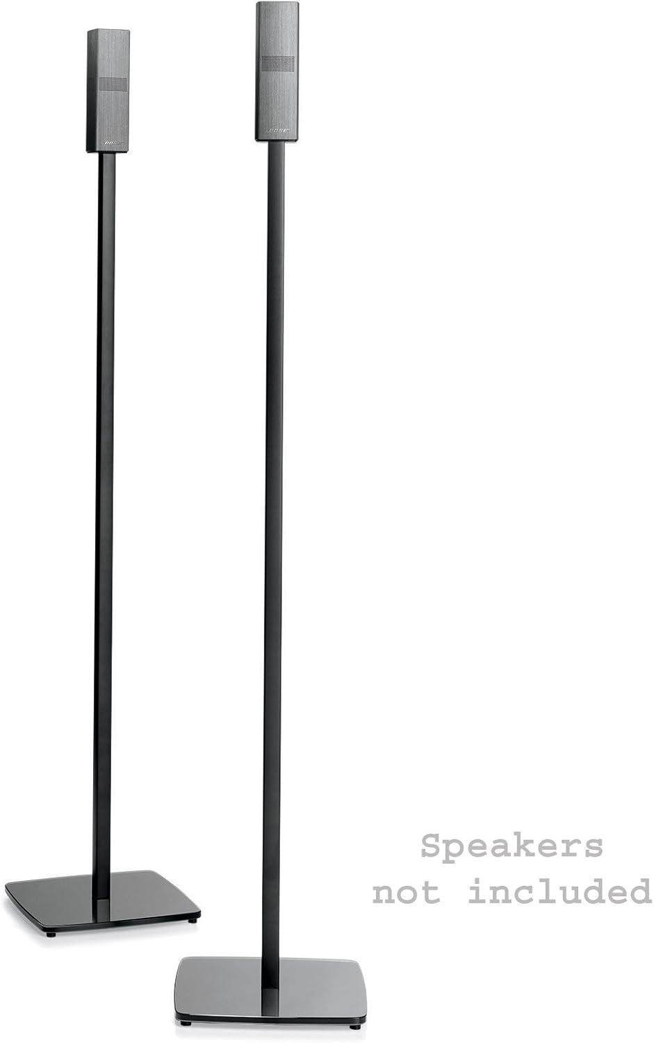 Bose 763197-0010 OmniJewel Black Floor Speaker Stands