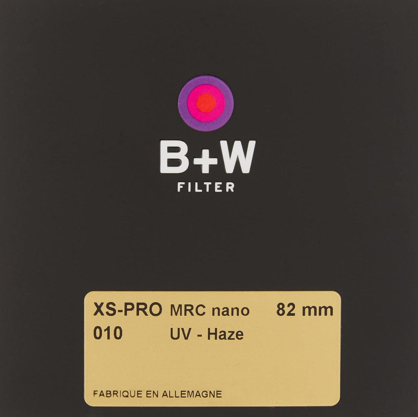 B+W 66-1066126 82mm XS-Pro UV Haze Filter