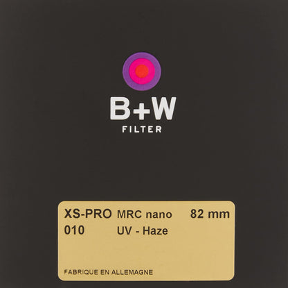 B+W 66-1066126 82mm XS-Pro UV Haze Filter